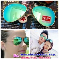 Kính rayban tráng gương xanh lá ( Địa chỉ bán kính râm tại trung văn hà nội)