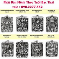 Mặt Dây Chuyền Bạc Phật bản mệnh tuổi  Hợi  ( Địa chỉ bán phật bản mệnh tại trung văn hà nội)