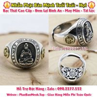 Nhẫn Nam Phật bản mệnh tuổi  Hợi  ( Địa chỉ bán phật bản mệnh tại trung văn hà nội)