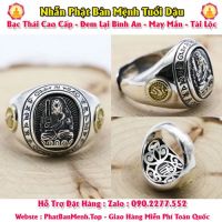 Nhẫn bạc phật bản mệnh tuổi dậu ( Địa chỉ bán phật bản mệnh tại trung văn hà nội)