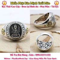 Nhẫn Nam Bạc Phật bản mệnh tuổi Mão ( Địa chỉ bán phật bản mệnh tại trung văn hà nội)